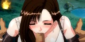 Tifa sucking cock