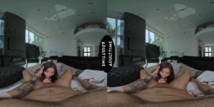 Up Close Vr - Pov Stacked Cock Hungry Girl Nicole Doshi Titty Fucks You Then Wildly Rides You (Oliver Davis)