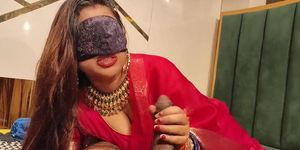 Indian Stepmother Caught Her Stepson Jerking With Her Panties And Fucked Her