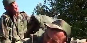 Big-Cock Military Blowjob