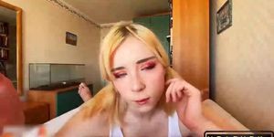 Stay home blowjob dick stepbrother hard pussy screw in mask