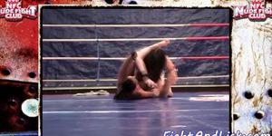 European teens with nice asses wrestling