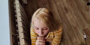 Bonbon: Teen's Mouth and Body Crave Your Load. A Collection of Cumshots.