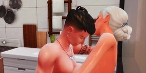 The Sims 4: Hot Milf Fucks Handsome Teen Boy