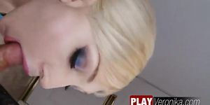 Sucking blonde