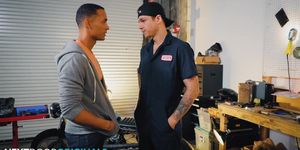 Cocky Prick Pricked By Hot As Screw Mechanic - Jayden Marcos, Aj Sloan - Nextdoorstudios