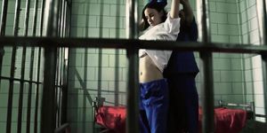 Jail lesbians fingering and pussylicking