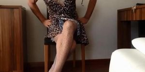 Sexy Crossdresser Undresses For You (amateur )