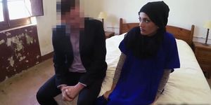 Arab Teen Takes Long Dick From Behind In Hotel Room