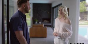 Blonde MILF finally enjoyed hardcore fucking and got a chance for pregnancy (Seth Gamble, Kenna James)