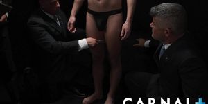 CARNAL PLUS - BoyForSale Subgay Jack Waters fondled and fucked by rich DILFs