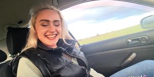 German Blonde Hitchhiker Teen Seduce To Fuck In Car By Stranger(1080p).mp4