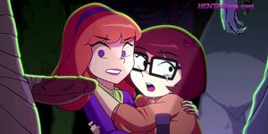 Mystery Detectives Velma & Daphne Get Fucked by MONSTROUS Cocks