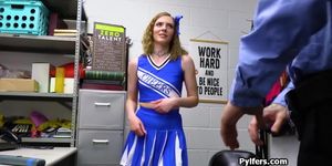 Cheerleader Deep Throats And Rides Officer