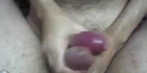 Amateur Buddies Share Big Cock Masturbation