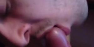 Fag sucking cock