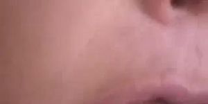 MILF close up blow job