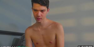 Cute Twink Railed By Collge Crush Rommie - Jayden Marcos, Sam Ledger - NextDoorTwink