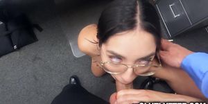 Madison Wilde despite being a nerd she rides cock like a champion