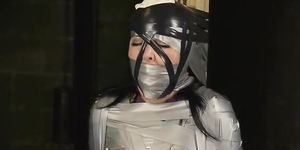 Lovely Dixie Is Severely Bound By Duct Tape and Humiliated by Psychopath