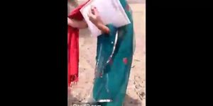 Desi Couples Caught In Village 1 - Village Outdoor