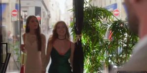 Jia Lissa has intense threesome with Sonya in Paris