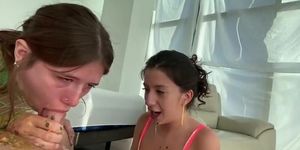 Lascivious Deepthroat Threesome With Two Girls Vomiting (Natalie Brooks)