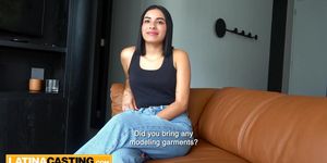 Latinaa Casting - Miss Teen Colombia Caught Fucking In Fake Audition (Tiny pussy)