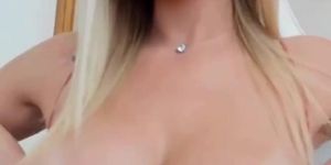 Blonde Big Boobs Solo Pov Hot Part 2 Christine0990 Cb Video 2