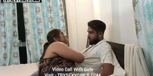 Indian bhabhi sex with husband's friend in hotel room