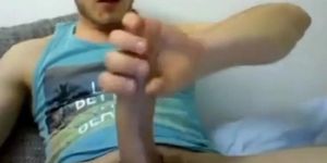 Big-Cock Romanian Guy's Solo Webcam Session (Guy_with_Big )