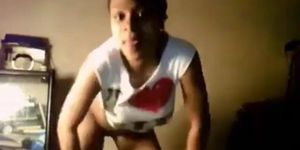 Black Beauty Shakes it Up on Webcam