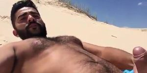 Greek Beach Jerk - Big Cock Hunk Outdoor Adventure