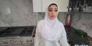 Aubrey Babcock Sophia Leone Two Hot Muslim Babes Share Cock. (Sophia Sterling)