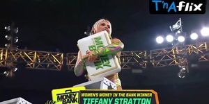 Tiffany Stratton Butt,  Breasts Scene  in Wwe Money In The Bank 2024