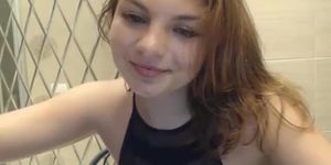 Lovely camgirl tease