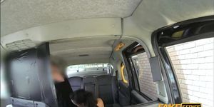 Black European slut sucked the drivers big cock