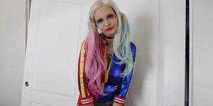 Harley Quinn touching herself