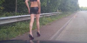 Outdoor Crossdresser Fun