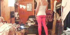 Pink leggings