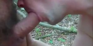 Masturbating in the Woods