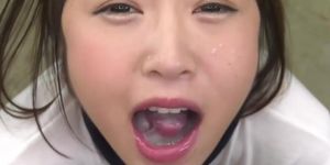 Cute n Innocent SEMEN Whore Mayu Yuki Swallows 8 Loads of CUM