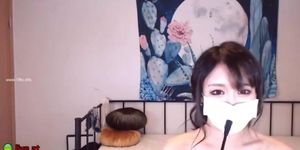 Korean busty camgirl hot show