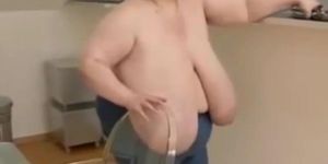 karola's huge, bouncy boobs