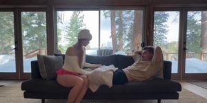Keeping my sister's bff warm with my cock in a snowy cabin wo5sicr