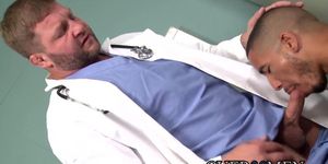 Mike Maverick gets fucked by hung doctor Colby Jansen