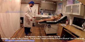 $CLOV - Kalani Luana Gets Humiliating Gyno Exam Required For New Students By Doctor Tampa! Tampa University Entrance Physical mo