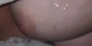 cum on s. wife's boobs