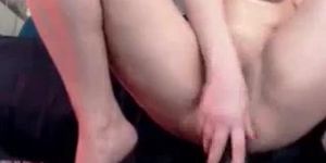 Amateur Extreme Anal Gushing Leg Shaking Squirt Orgasm On Webcam