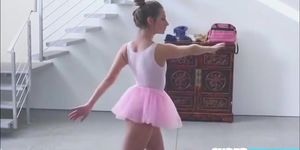 Short and brunette Cassidy Klein gets fucked by her ballet instructor (Bridget Bond)